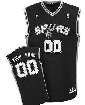 Men & Youth Customized San Antonio Spurs Black Jersey->customized nba jersey->Custom Jersey